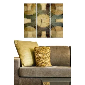 Canvastavla Abstract 3-pack Flerfärgad - Inredning & dekor Billigare