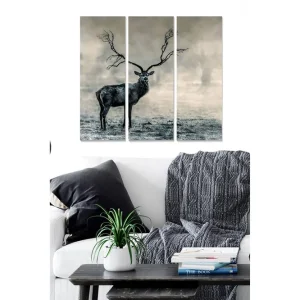Tavla Animal 3-pack Flerfärgad - Inredning & dekor Fynd