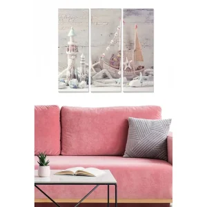Canvastavla Abstract 3-pack Flerfärgad - Inredning & dekor Populär