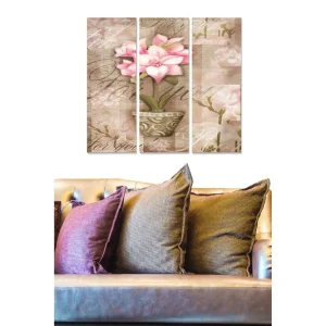 Tavla Floral 3-pack Flerfärgad - Inredning & dekor Snabb leverans
