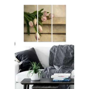 Canvastavla Floral 3-pack Flerfärgad - Inredning & dekor Populär