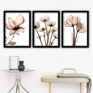 risnedsättning Decorative Framed Painting (3 Pieces) 35x45 - Inredning & dekor