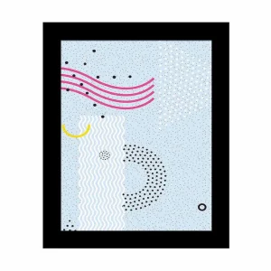 Tavla Geometric med Ram Flerfärgad - Inredning & dekor Populärt val