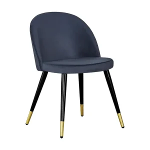 Populär Concept 55 Matstol utan armstöd Concept 55 Valeri Matstol Sammet Black/Brass - Möbler