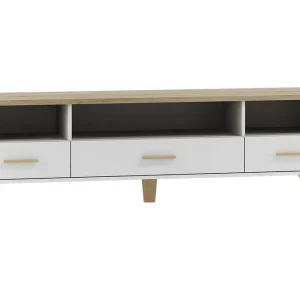 Reapris Andrarum Kardos TV-bänk 180 cm Vit/Ek - Möbler