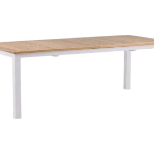 Venture Home Panama Förlängningsbart Matbord Utomhus 224-324 cm Teak/Vit - Utemöbler & utemiljö risnedsättning