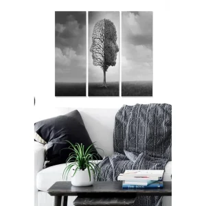 Canvastavla Abstract 3-pack Flerfärgad - Inredning & dekor Begränsat antal