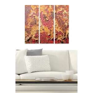 Canvastavla Floral 3-pack Flerfärgad - Inredning & dekor Begränsad tid