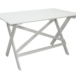 KWA Larios Matbord Utomhus 126 cm Vit - Utemöbler & utemiljö Snabb leverans
