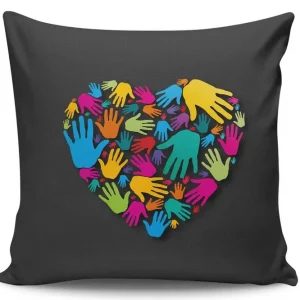 risnedsättning Kissy Kuddfodral 45x45 cm Multi - Textil & mattor