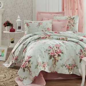 EnLora Home Överkast 160x235 cm Mint - Textil & mattor Säker betalning