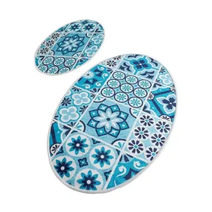Lågt pris Chilai Home Badmatta Set om 2 Multi - Textil & mattor