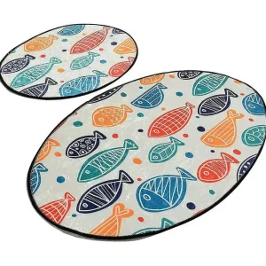 Chilai Home Badmatta Set om 2 Multi - Textil & mattor Bästa pris