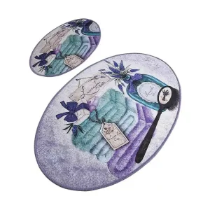 Handla nu Chilai Home Badmatta Set om 2 Multi - Textil & mattor