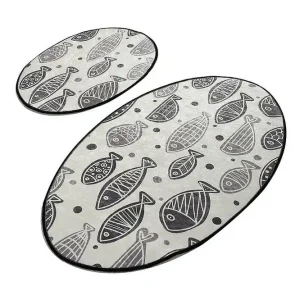 Snabb leverans Chilai Home Badmatta Set om 2 Multi - Textil & mattor