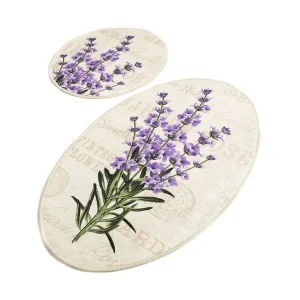 Populärt val Chilai Home Badmatta Set om 2 Multi - Textil & mattor