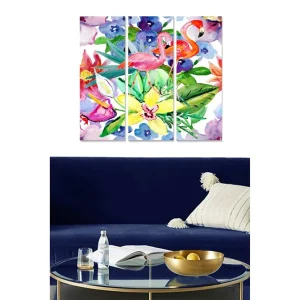 Tavla Floral 3-pack Flerfärgad - Inredning & dekor Trygg betalning