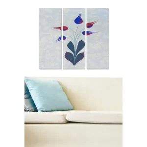 Tavla Floral 3-pack Flerfärgad - Inredning & dekor Lågt pris