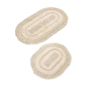 Chilai Home by Alessia Badmatta Set om 2 Sand - Textil & mattor Erbjudande