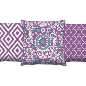 Gravel Kudde 43x43 cm 3-pack Multi - Textil & mattor Extra rabatt