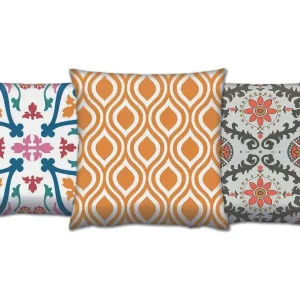 Billig Gravel Kudde 43x43 cm 3-pack Multi - Textil & mattor