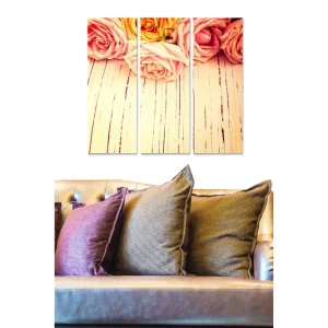 Begränsat antal Canvastavla Floral 3-pack Flerfärgad - Inredning & dekor
