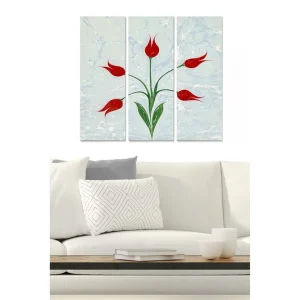 Tavla Floral 3-pack Flerfärgad - Inredning & dekor Sänkt pris