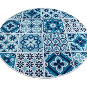 Kampanj Chilai Home Badmatta 100 Rund Multi - Textil & mattor
