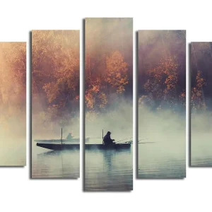 Canvastavla Floral 5-pack Flerfärgad - Inredning & dekor Handla nu