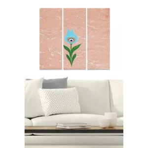 Tavla Floral 3-pack Flerfärgad - Inredning & dekor risnedsättning