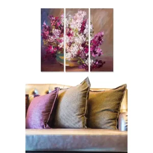 Tavla Floral 3-pack Flerfärgad - Inredning & dekor Begränsat erbjudande
