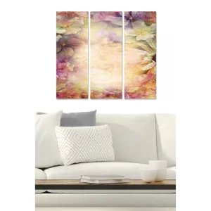 Billig Tavla Floral 3-pack Flerfärgad - Inredning & dekor