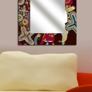 Armavir Dekorspegel 50x50 cm Abstract - Inredning & dekor Rabatter