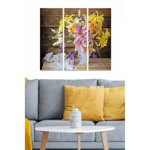 Tavla Floral 3-pack Flerfärgad - Inredning & dekor Köp online