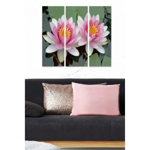 Canvastavla Floral 3-pack Flerfärgad - Inredning & dekor Beställ idag