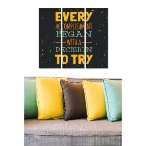 Tavla Sayings 3-pack Flerfärgad - Inredning & dekor Köp online