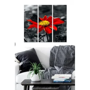 Tavla Floral 3-pack Flerfärgad - Inredning & dekor Billig