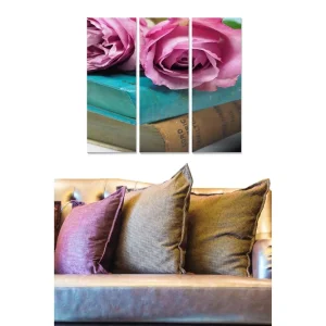 Tavla Floral 3-pack Flerfärgad - Inredning & dekor Populärt val