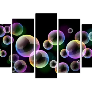 Sänkt pris Tavla Abstract 5-pack Flerfärgad - Inredning & dekor