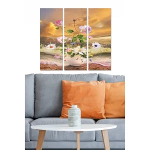Tavla Floral 3-pack Flerfärgad - Inredning & dekor Outlet