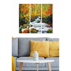 Utförsäljning Canvastavla Scenic 3-pack Flerfärgad - Inredning & dekor