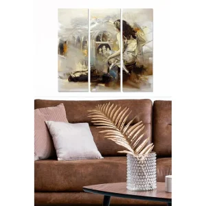 Canvastavla Abstract 3-pack Flerfärgad - Inredning & dekor Endast denna vecka