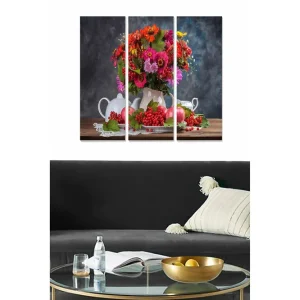 Tavla Floral 3-pack Flerfärgad - Inredning & dekor Rabatter