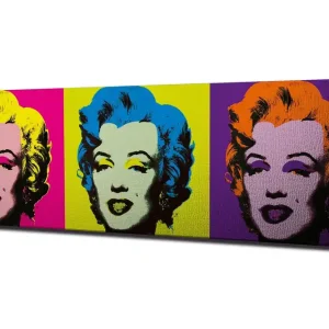 Lägg i varukorgen Canvastavla Marilyn Monroe Andy Warhol pop art Flerfärgad - Inredning