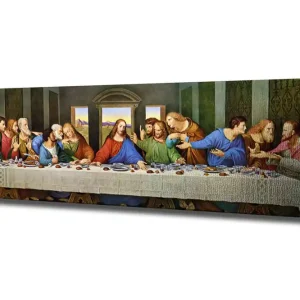 Canvastavla Jesus sista måltid Nattvarden Flerfärgad - Inredning Kampanj