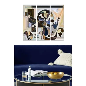 Sista chansen Canvastavla Abstract 3-pack Flerfärgad - Inredning & dekor