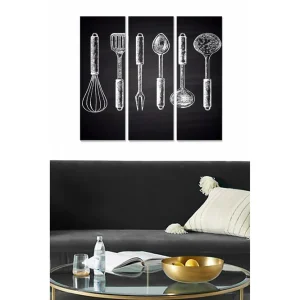Tavla Kitchen 3-pack Flerfärgad - Inredning & dekor Fri frakt