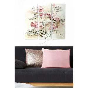 Tavla Floral 3-pack Flerfärgad - Inredning & dekor Fri frakt
