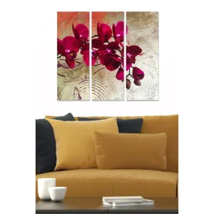 Canvastavla Floral 3-pack Flerfärgad - Inredning & dekor Sista chansen