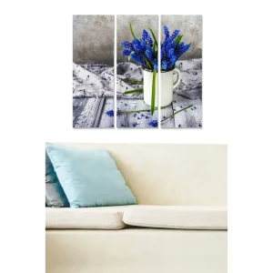 Canvastavla Floral 3-pack Flerfärgad - Inredning & dekor Handla nu